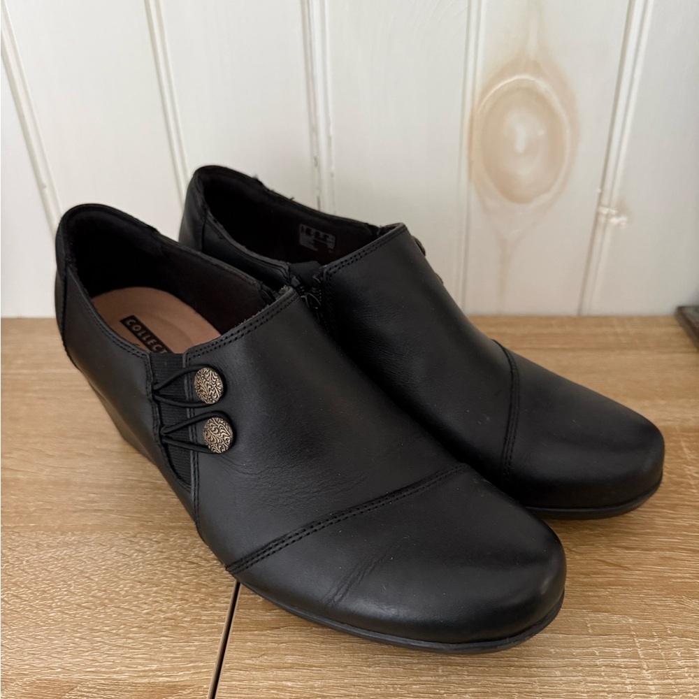 Black Leather Woman’s Shoes